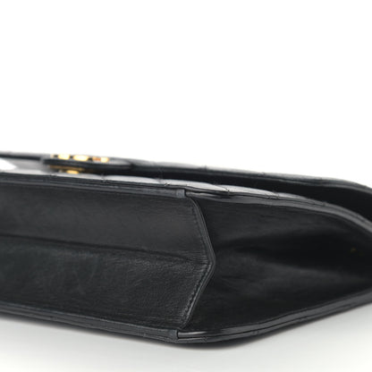 Chanel Lambskin Quilted Medium Single Flap Black 9 of 14