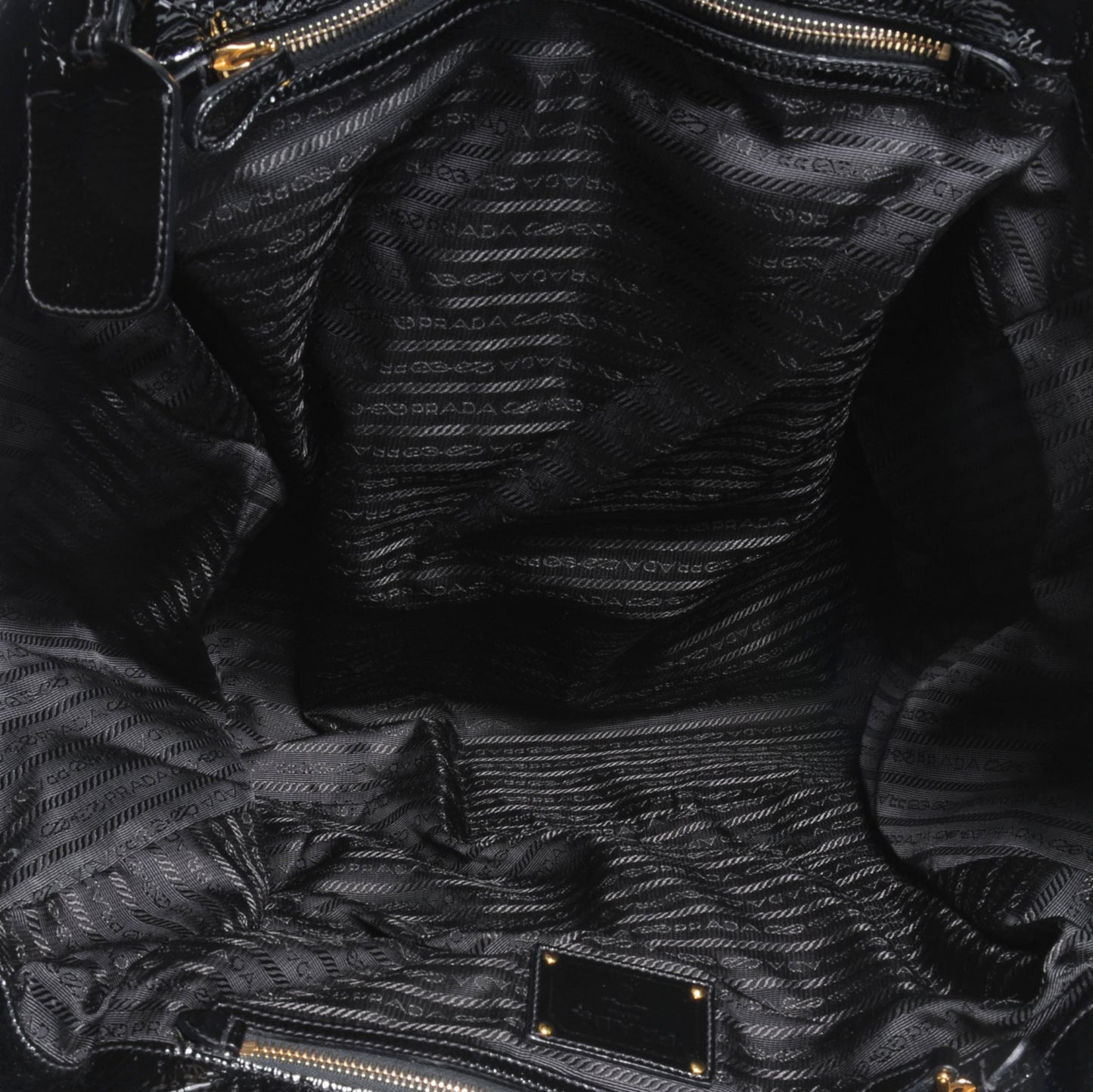 Vernice Shopping Tote Black