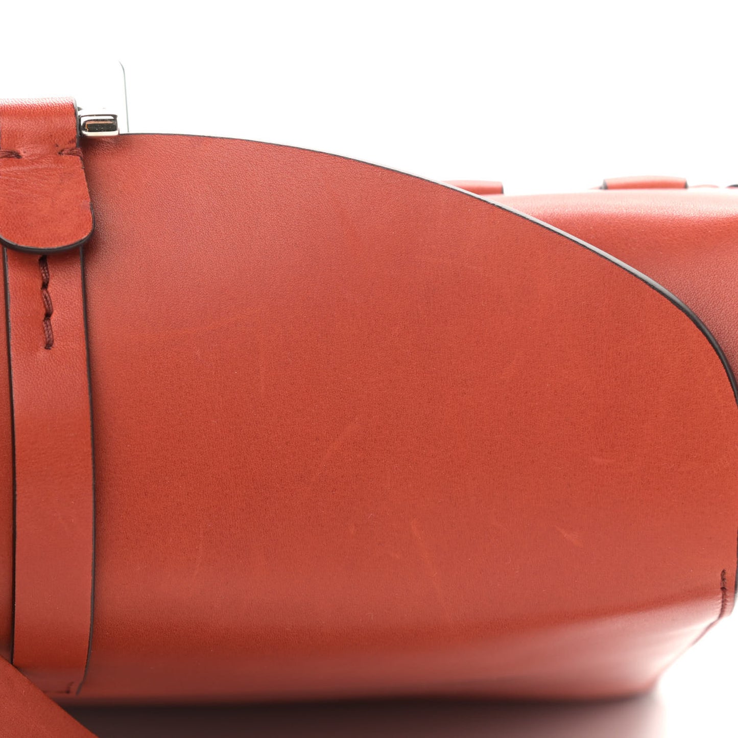 Woven Calfskin New Line Shoulder Bag Copper Bronze