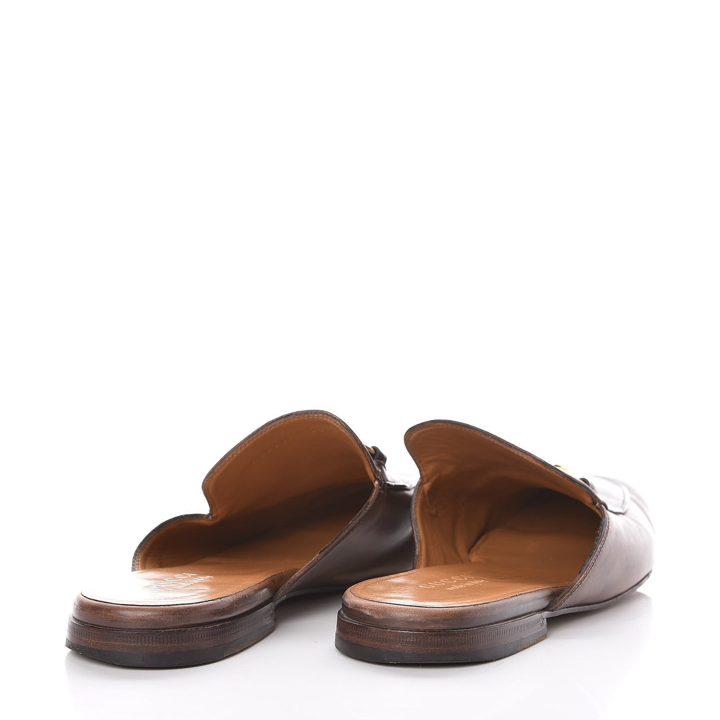 Calfskin Mens Princetown Slippers 8.5 Fondente Brown