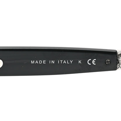 Chanel Acetate Metal Square Folding Sunglasses 6053 Black 5 of 7