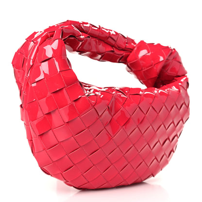 Bottega Veneta Patent Nappa Intrecciato Mini Jodie Candy Stripe 4 of 9
