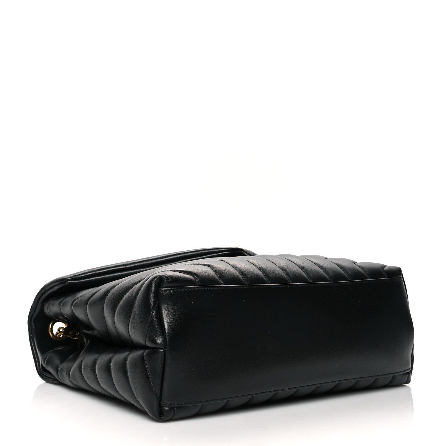 Saint Laurent Calfskin Y Quilted Monogram Medium Loulou Chain Satchel Black 4 of 13