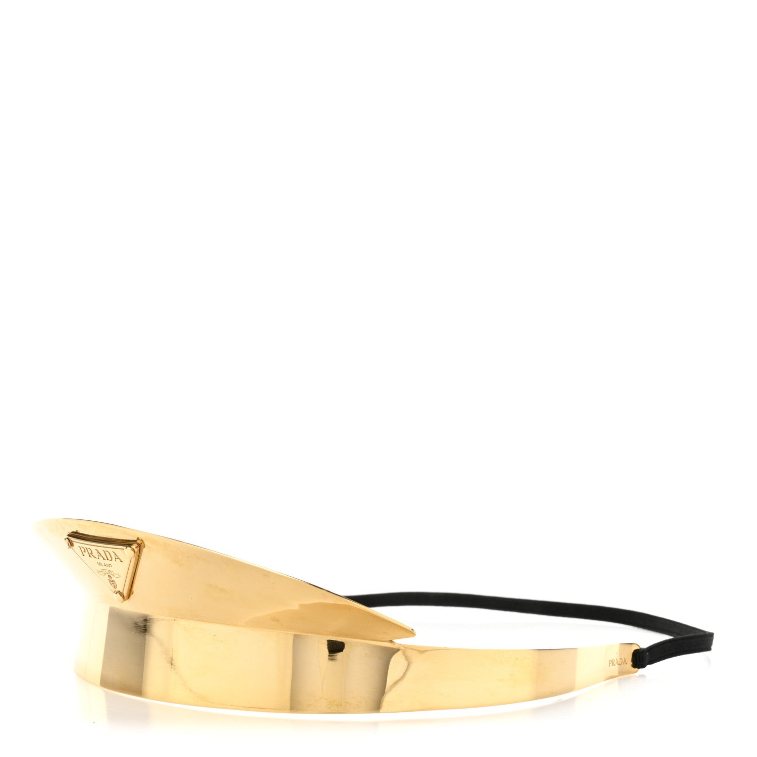 Prada Metal Headband Gold 1 of 8