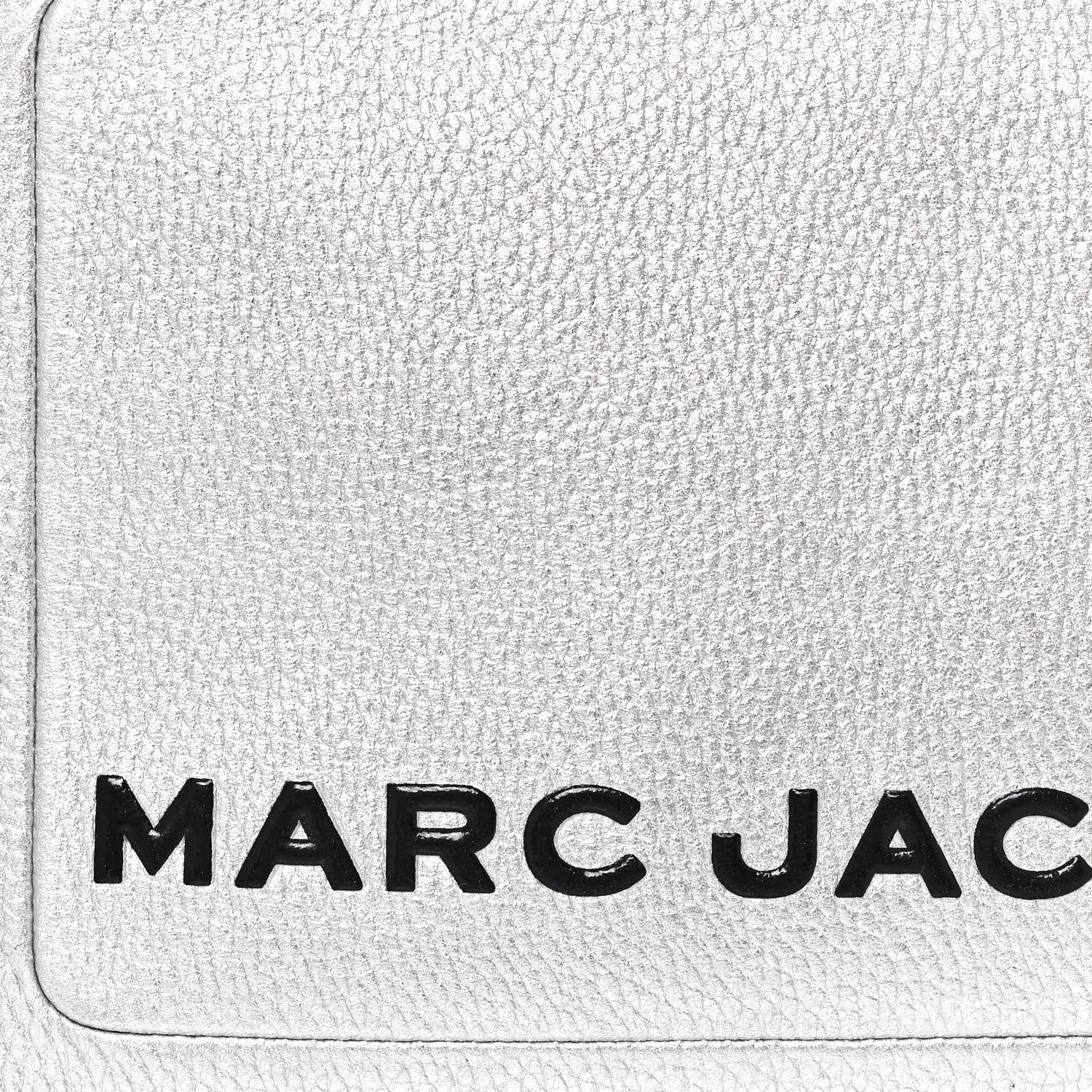 Marc Jacobs Calfskin Mini The Textured Box Bag Platinum 8 of 13