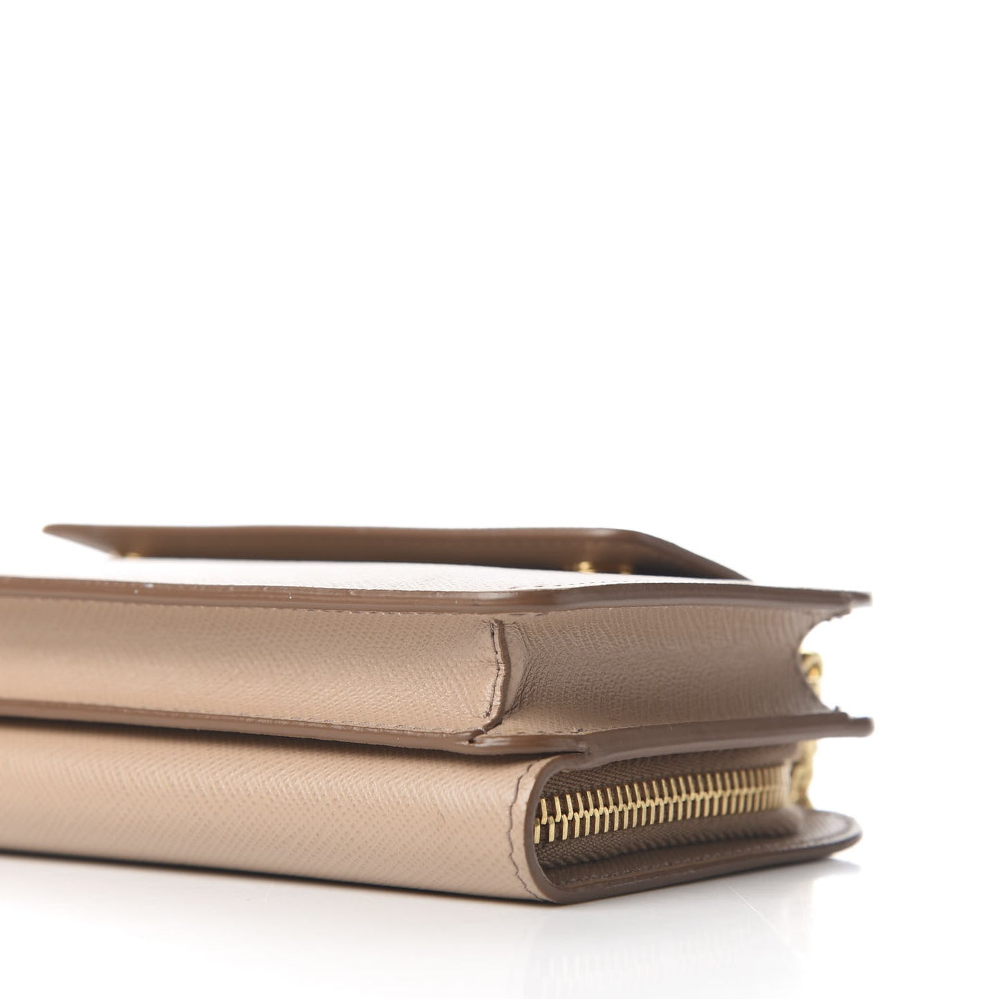 Saffiano Chain Wallet Cammeo