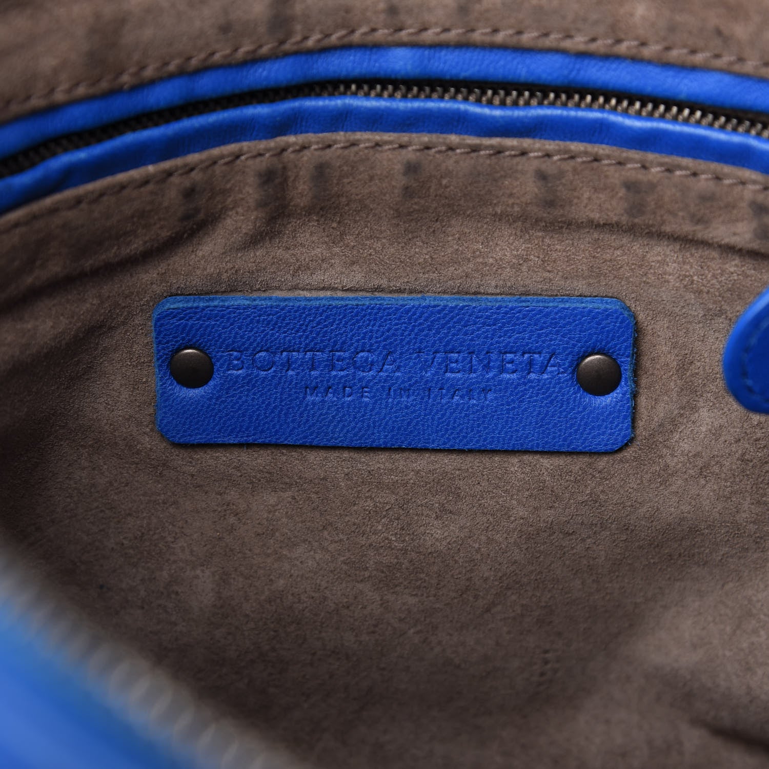 Bottega Veneta Nappa Intrecciato Pillow Crossbody Messenger Signal Blue 8 of 10