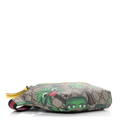 Gucci GG Supreme Monogram Smiling Plants Childrens Belt Bag Multicolor 3 of 4