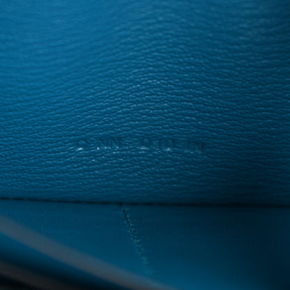 Hermes Shiny Alligator Kelly Longue Wallet Bleu Izmir 7 of 8