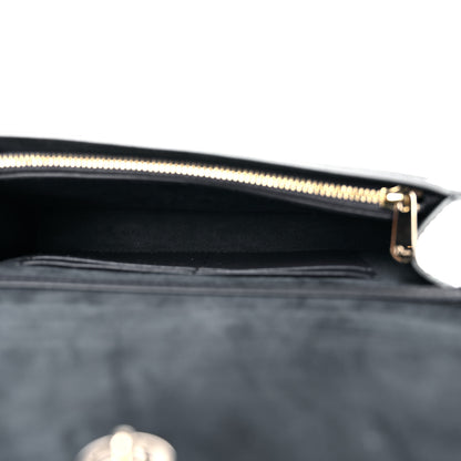 Christian Dior Metallic Patent Micro-Cannage 30 Montaigne 2 in 1 Pouch Silver 4 of 8