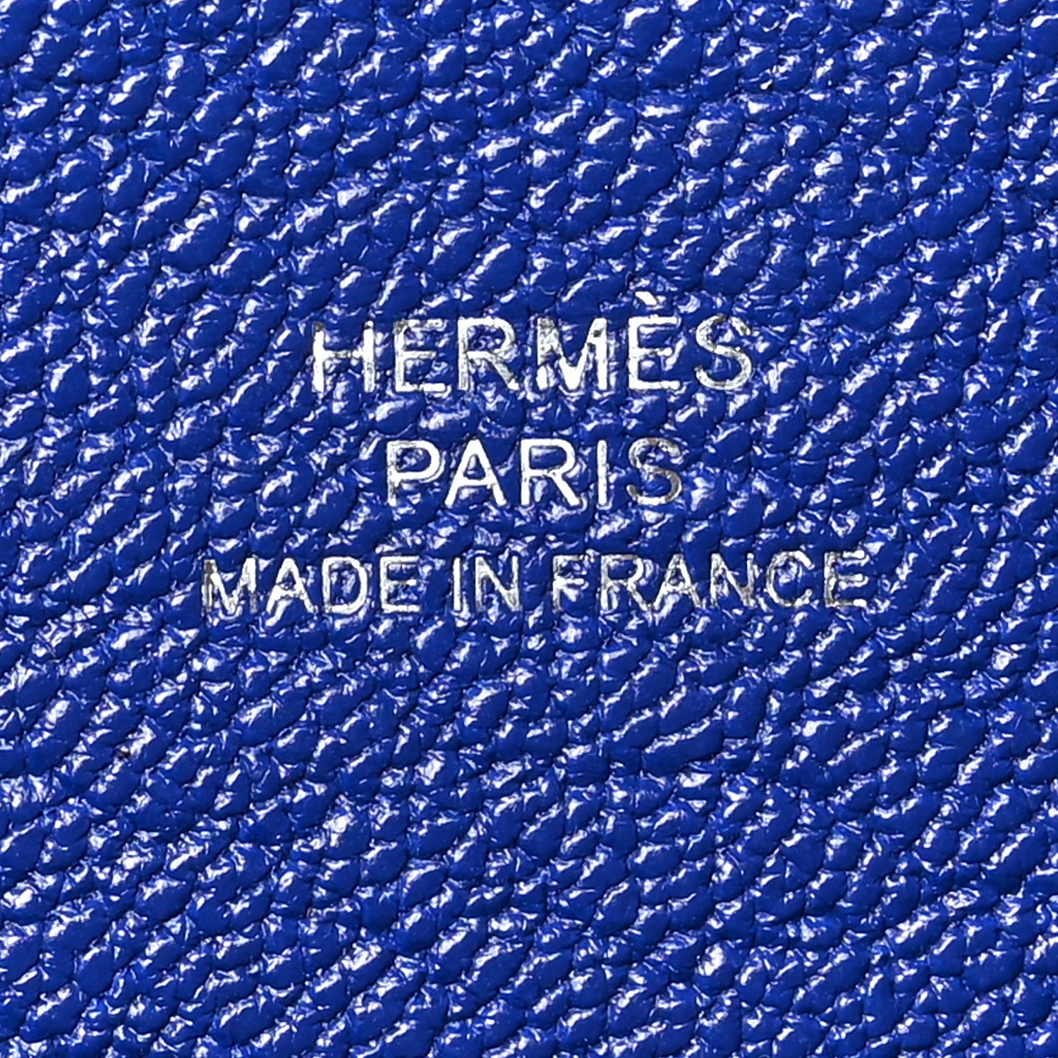 Hermes Chevre Mysore Verso Calvi Card Case Rouge Sellier Bleu Electrique 6 of 6
