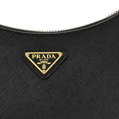 Prada Saffiano Lux Re-Edition 2005 Shoulder Bag Black 7 of 11