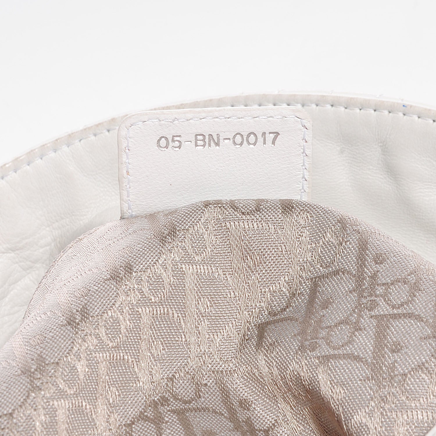 Christian Dior Lambskin Cannage Medium Dior Soft Hobo White 7 of 8