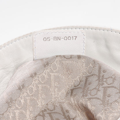 Christian Dior Lambskin Cannage Medium Dior Soft Hobo White 7 of 8