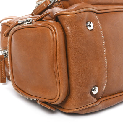 Miu Miu Nappa Top Handle Shoulder Bag Caramel 8 of 9