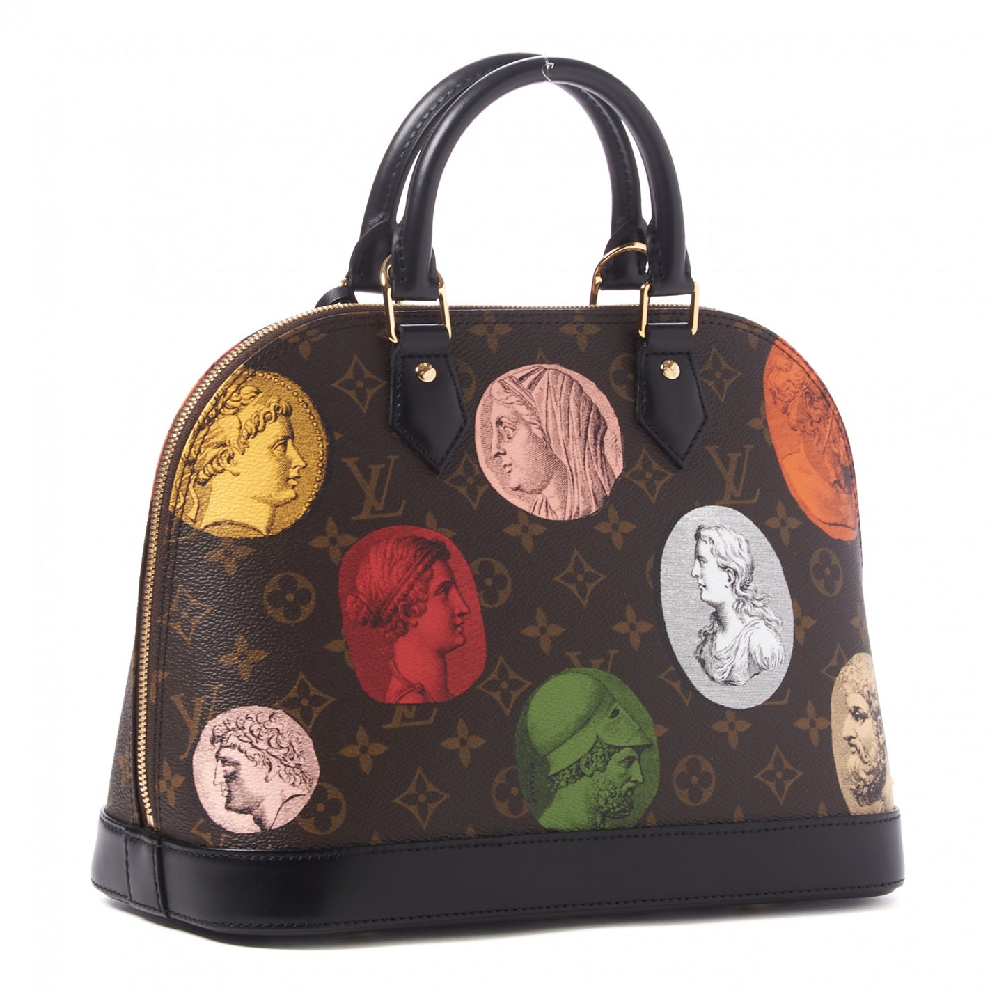 X FORNASETTI Monogram Cameo Alma PM