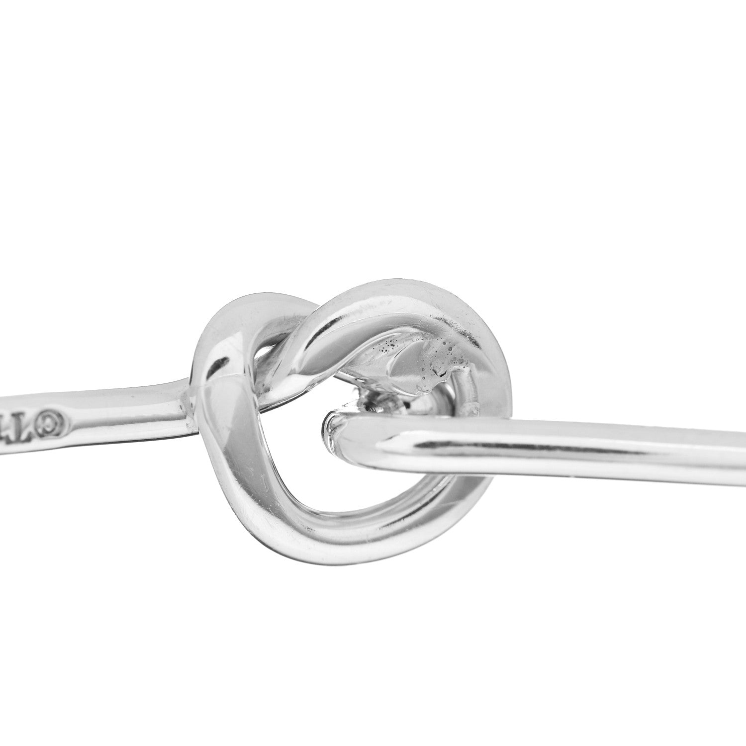 Tiffany Sterling Silver 18K Yellow Gold Knot Bracelet 4 of 4