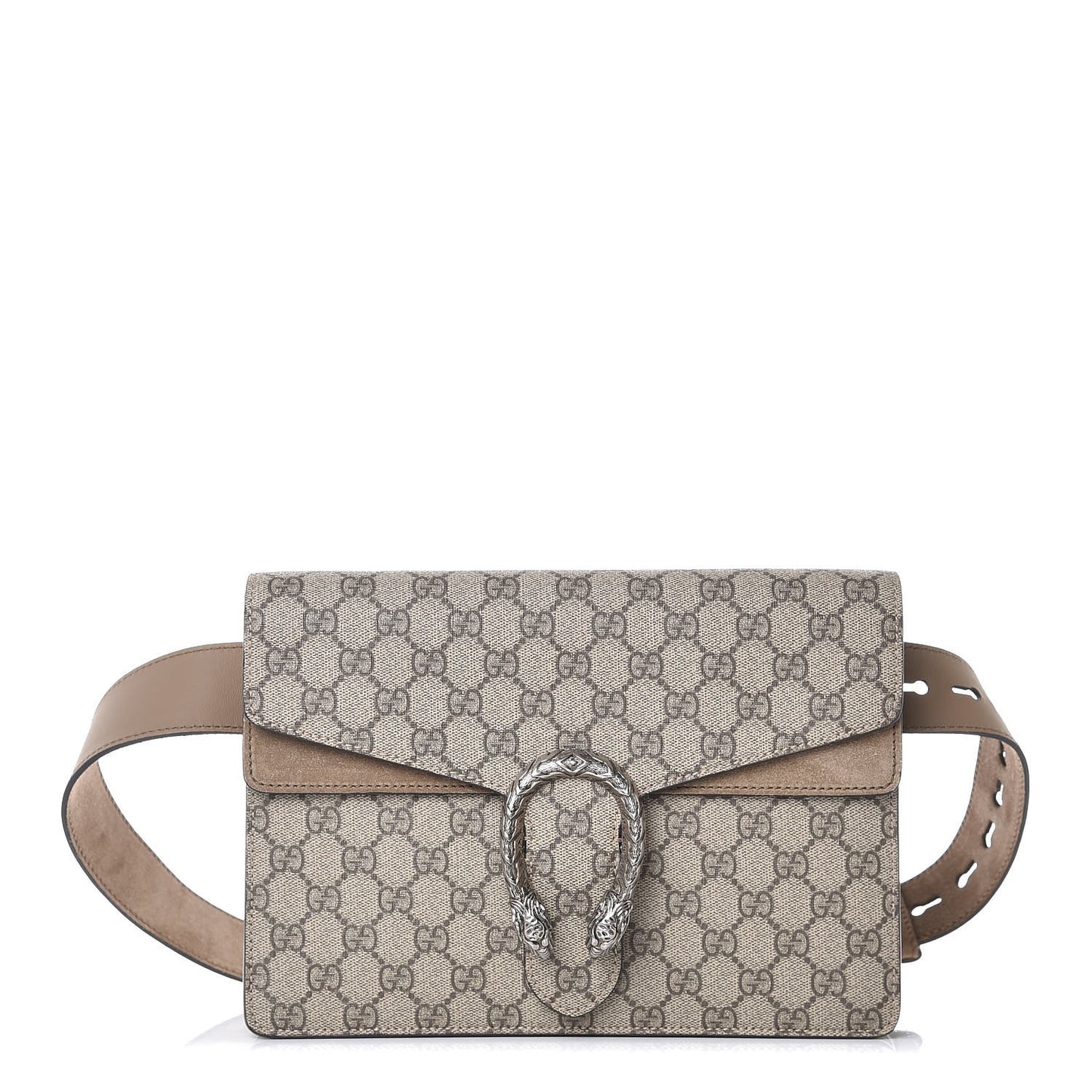 GG Supreme Monogram Dionysus Belt Bag Taupe