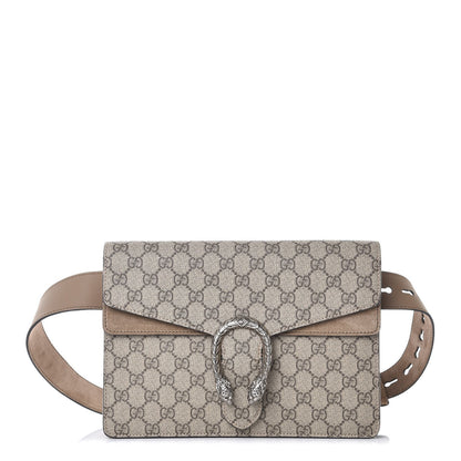 Gucci GG Supreme Monogram Dionysus Belt Bag Taupe 1 of 8
