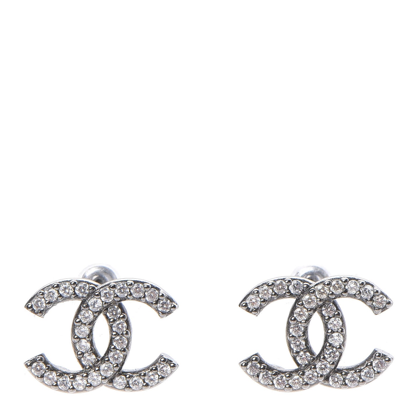 Ruthenium Crystal CC Earrings
