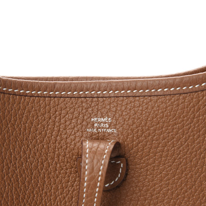 Hermes Taurillon Clemence Evelyne TPM Gold 8 of 11