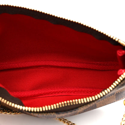 Louis Vuitton Damier Ebene Mini Pochette Accessories 5 of 8