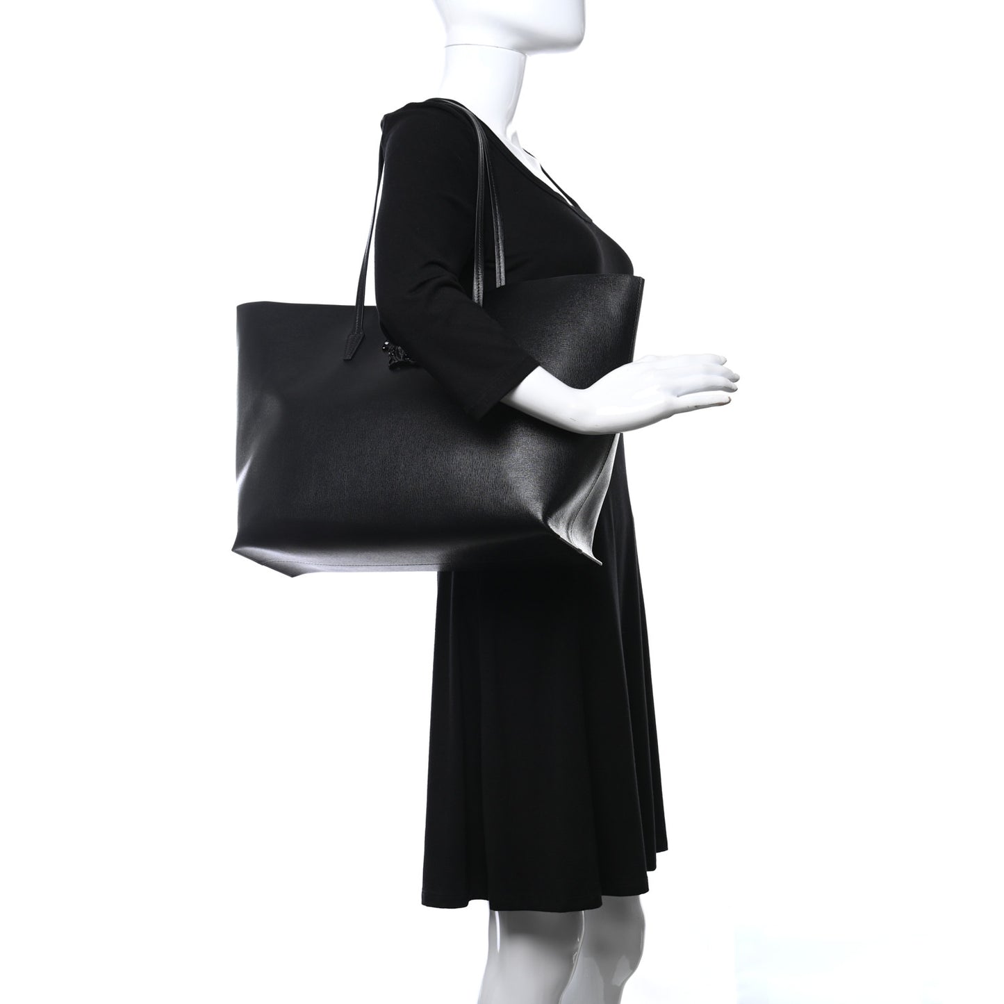 Saffiano Palazzo Medusa Tote Black