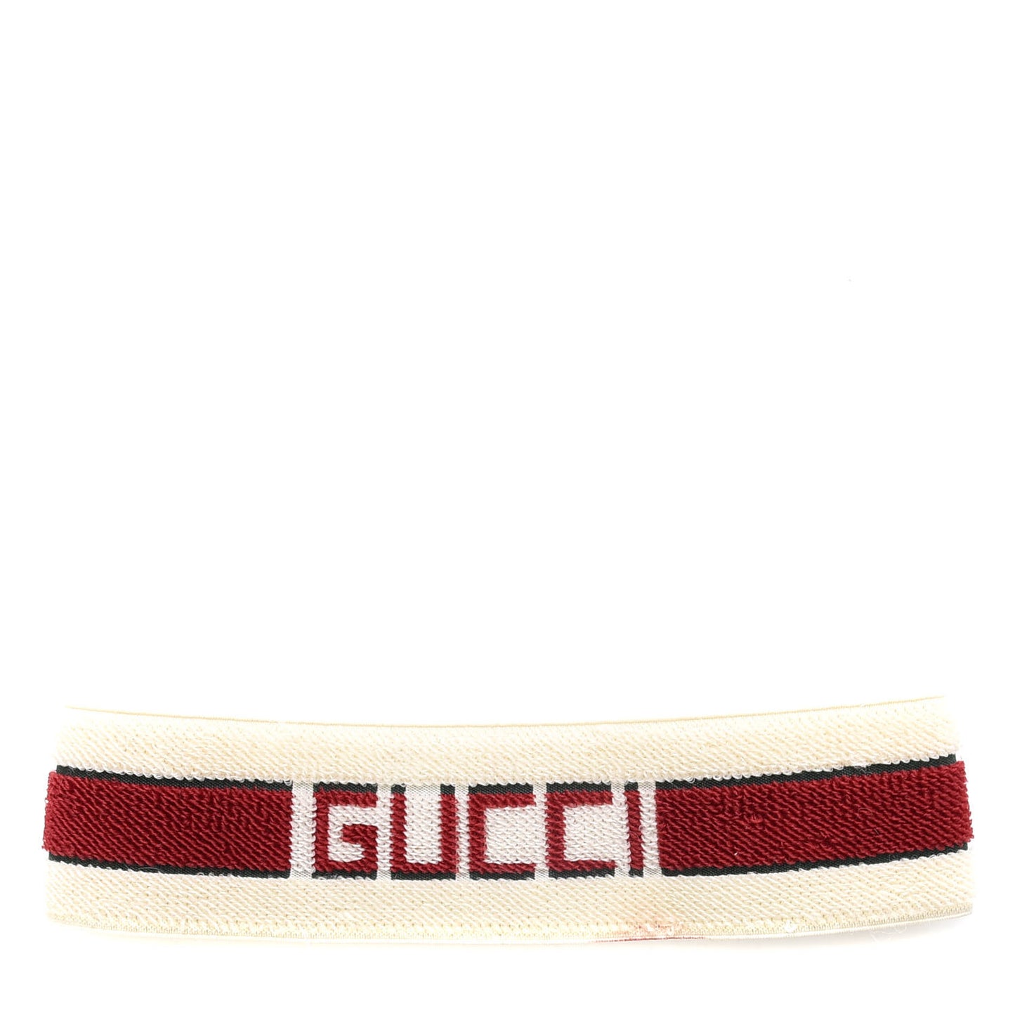 Cotton Elastic Queen Headband S White