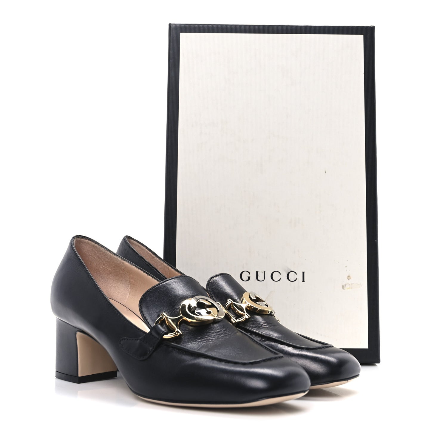 Malaga Kid Zumi Mid Heel Loafers 37 Black