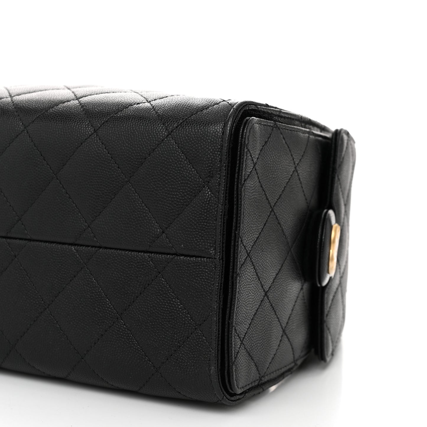 Caviar Quilted Small Chanel 25 Handbag Black