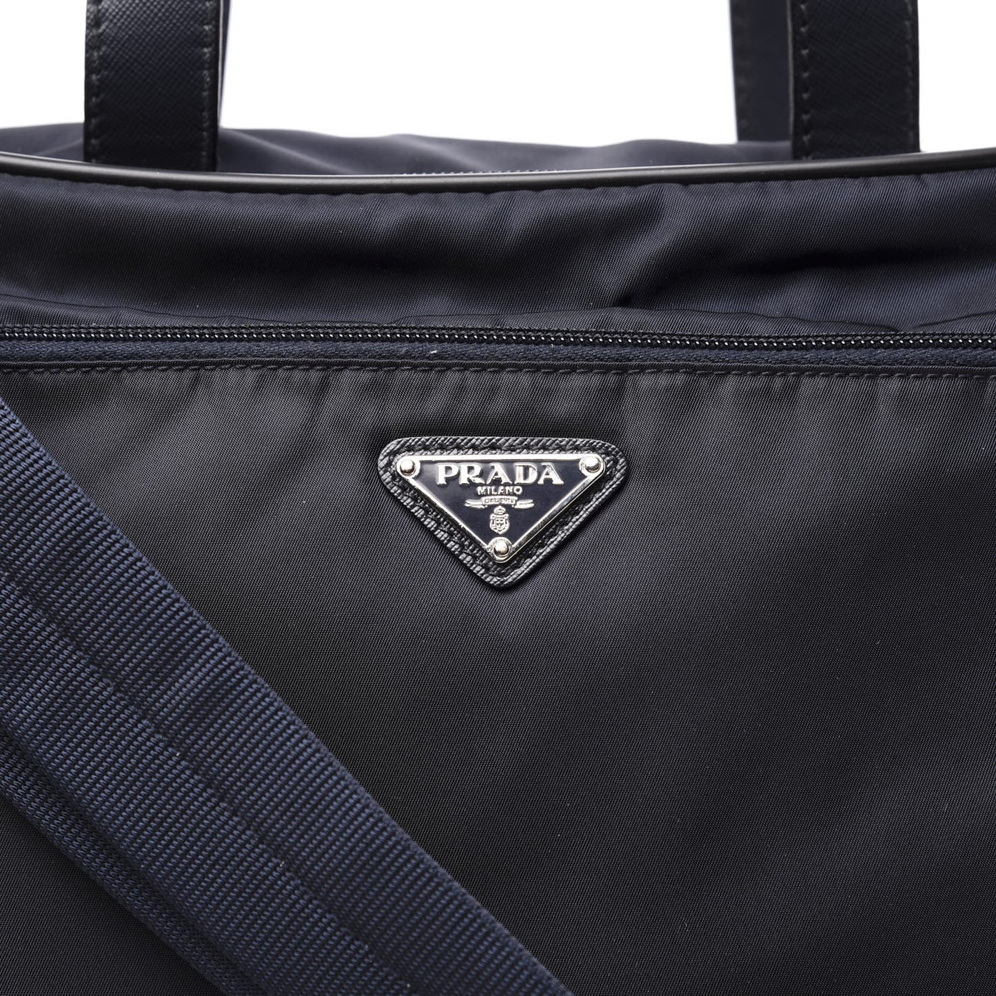 Tessuto Nylon Vela Diaper Bag Navy