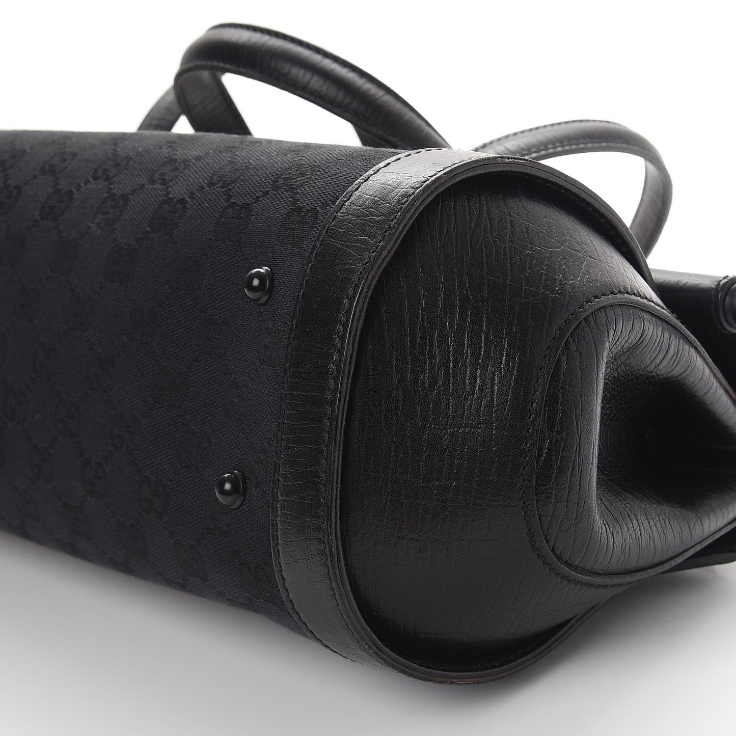 Monogram Bamboo Bullet Bag Black
