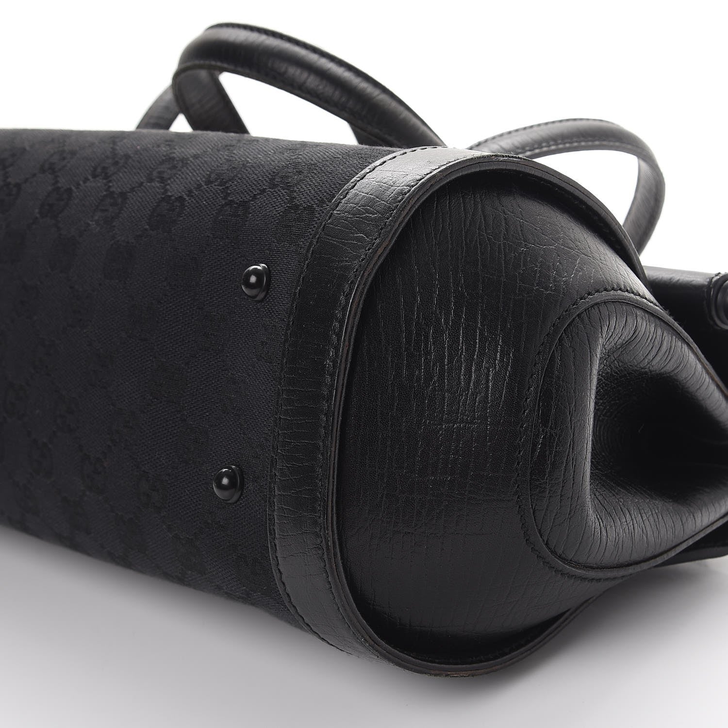 Gucci Monogram Bamboo Bullet Bag Black 12 of 12