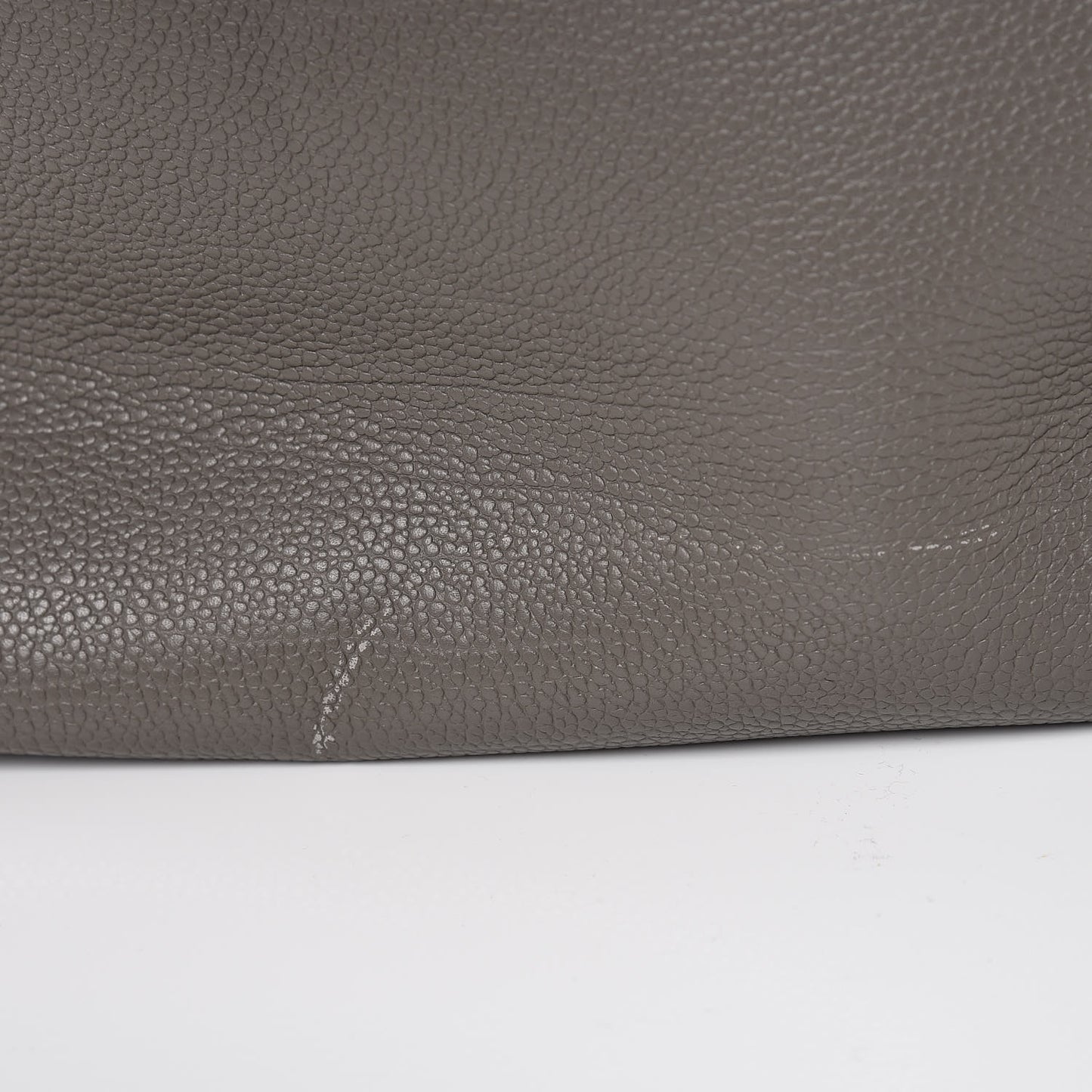Grained Calfskin Medium Ella Boston Grey