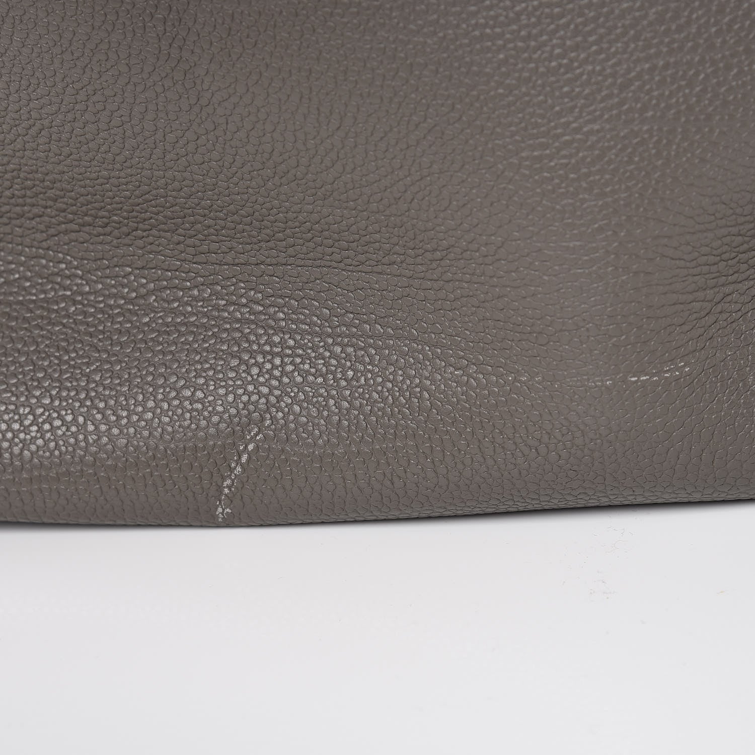 MCM Grained Calfskin Medium Ella Boston Grey 9 of 10