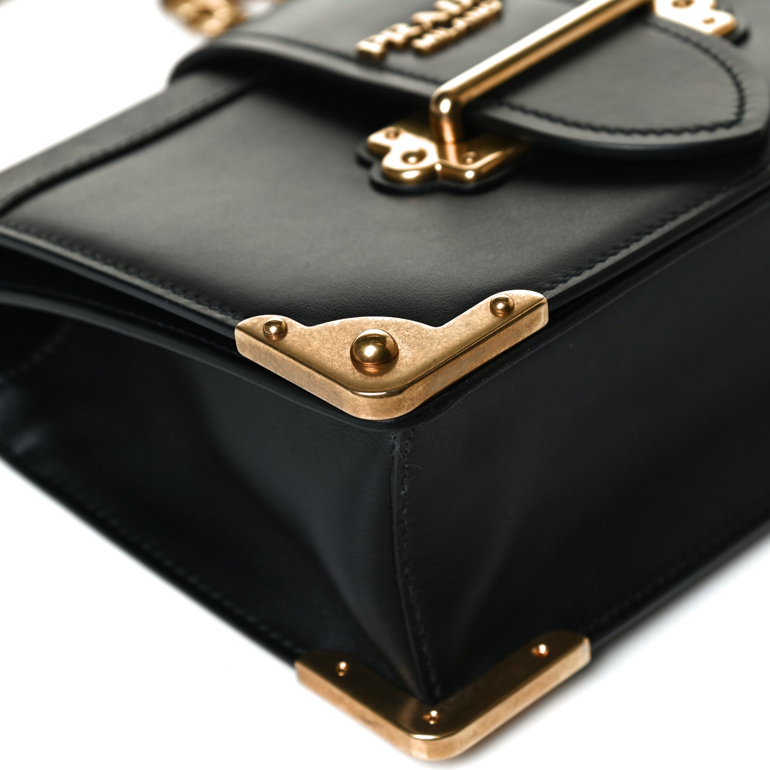 Prada City Calf Saffiano Cahier Bag Black 11 of 14