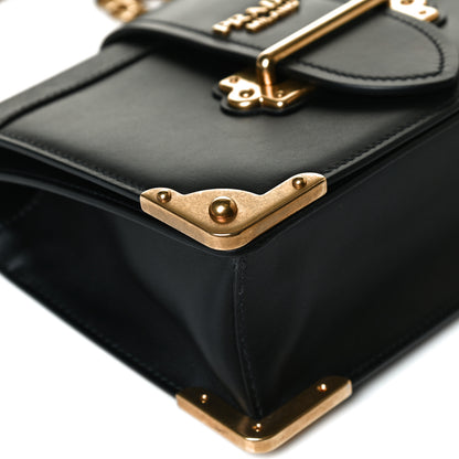 Prada City Calf Saffiano Cahier Bag Black 11 of 14