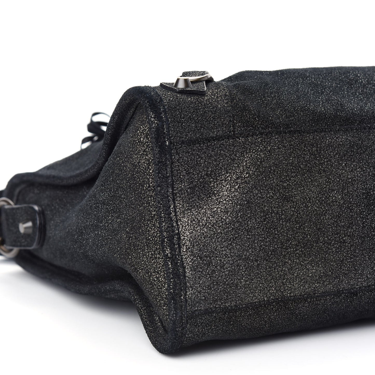 Metallic Craquele Classic Hardware City Black