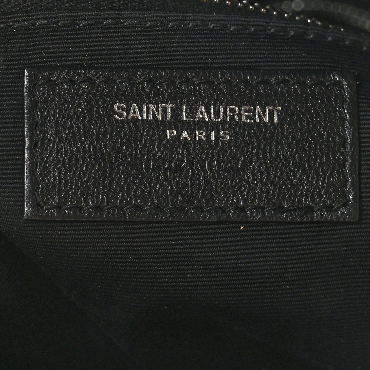 Saint Laurent Lambskin Quilted Small Loulou Puffer Monogram Chain Satchel Black 6 of 9