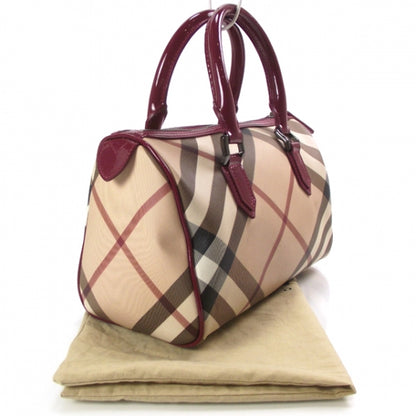 Burberry Nova Check Chester Bowling Bag Raspberry Sorbet 3 of 10