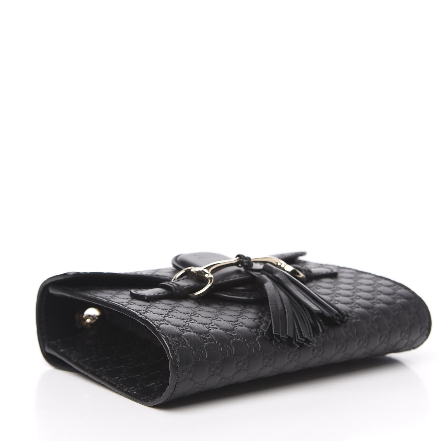 Microguccissima Mini Emily Shoulder Bag Black