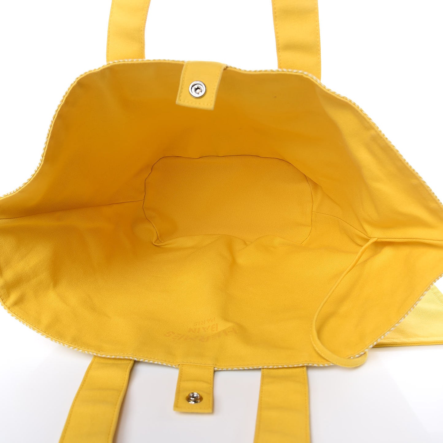 Canvas Panier De Plage Tote Yellow