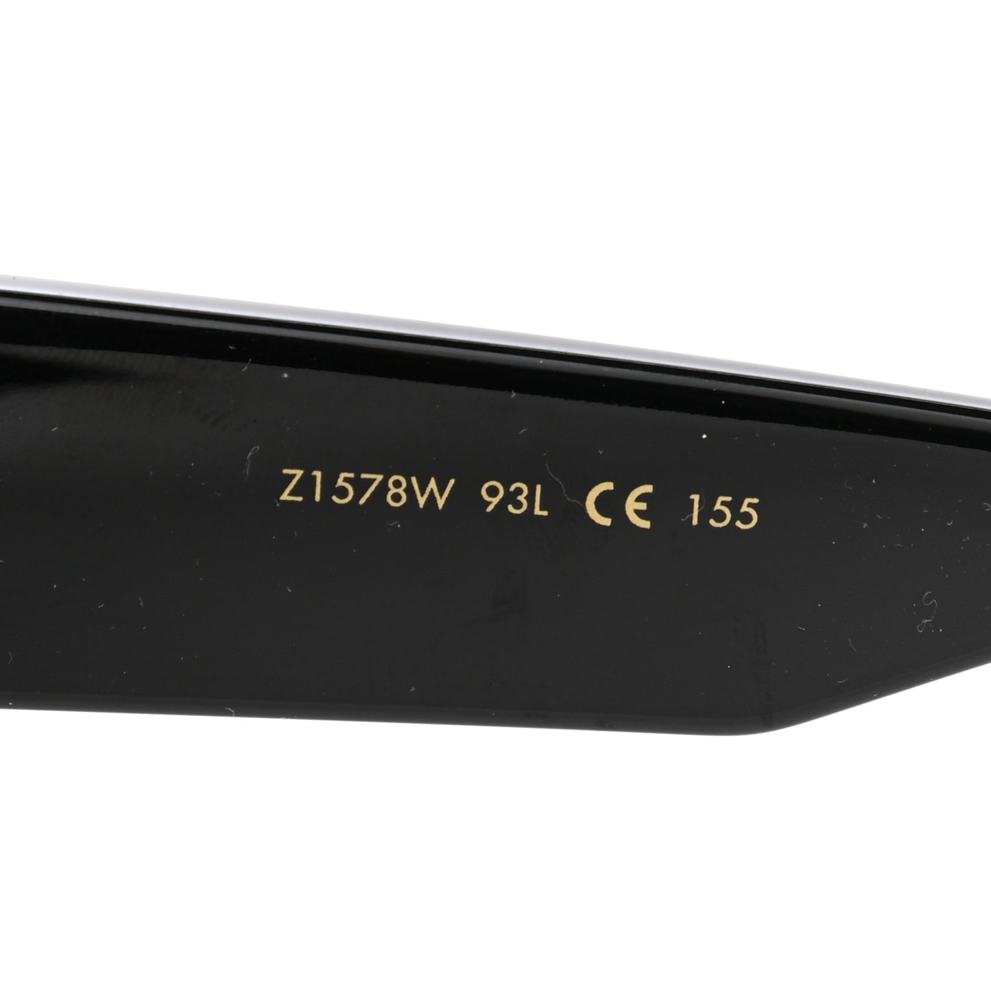 Acetate Swarovski Crystal Cyclone Sunglasses Z1578W Black