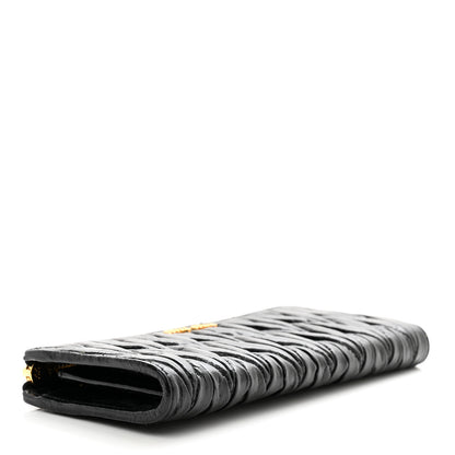 Miu Miu Matelasse Zip Around Wallet Black 4 of 7