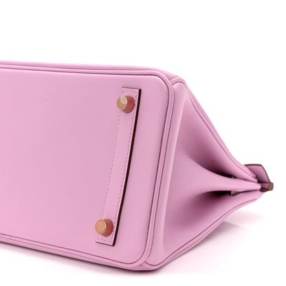 Hermes Swift Birkin 25 Mauve Sylvestre 10 of 11
