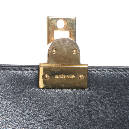 Hermes Box Leather Cadena Flap Black 8 of 8