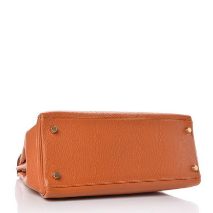 Hermes Taurillon Clemence Kelly Retourne 28 Potiron 5 of 33