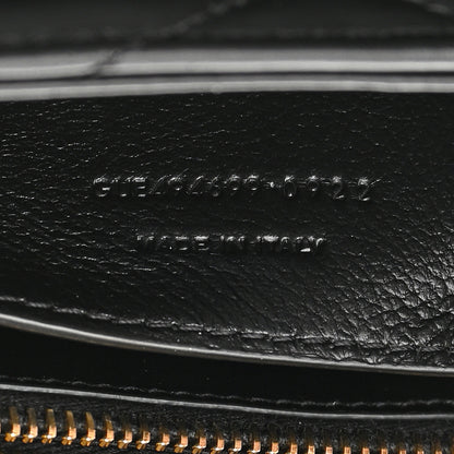 Saint Laurent Calfskin Y Quilted Monogram Small Loulou Chain Satchel Black 7 of 13