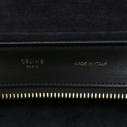 Celine Smooth Calfskin Medium Trapeze Black 6 of 10