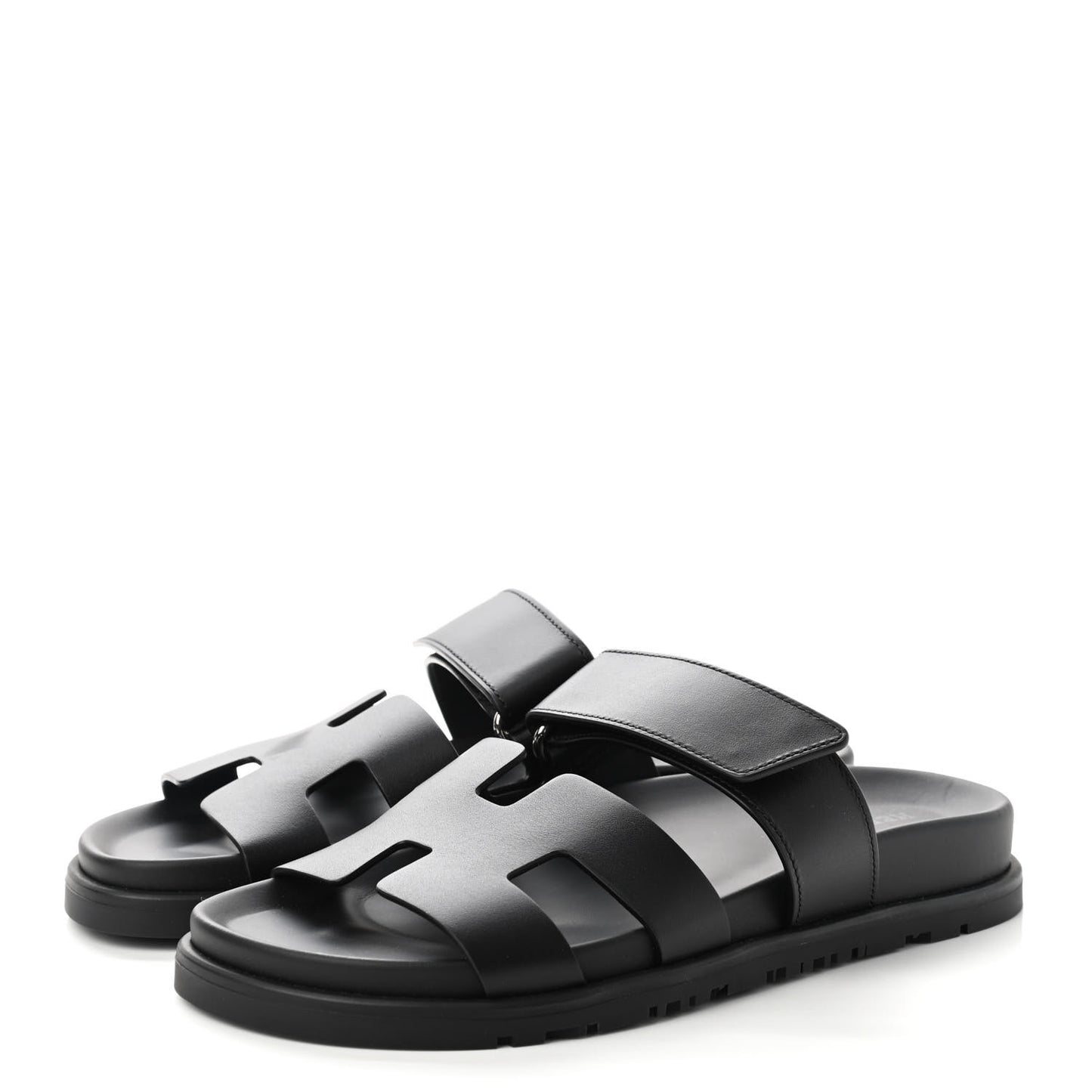Calfskin Womens Chypre Sandals 35 Black